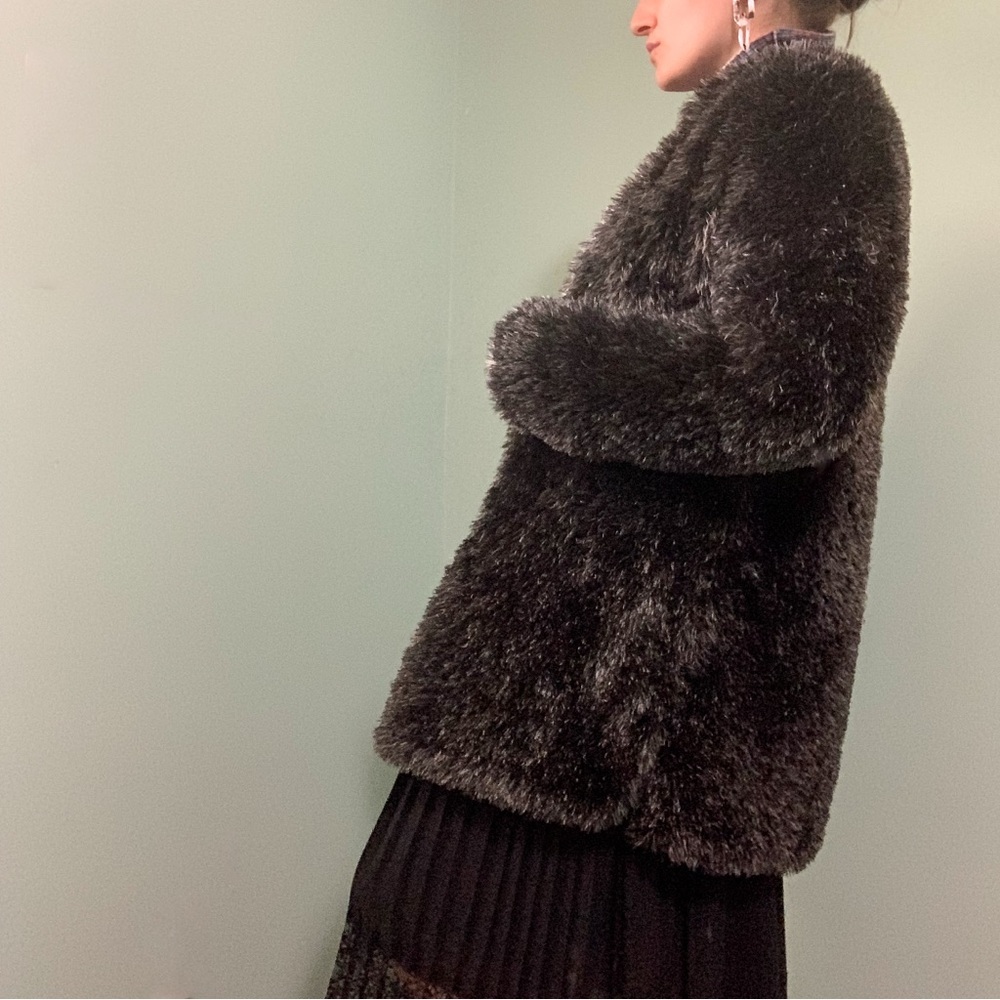 VINTAGE shag carpet coat